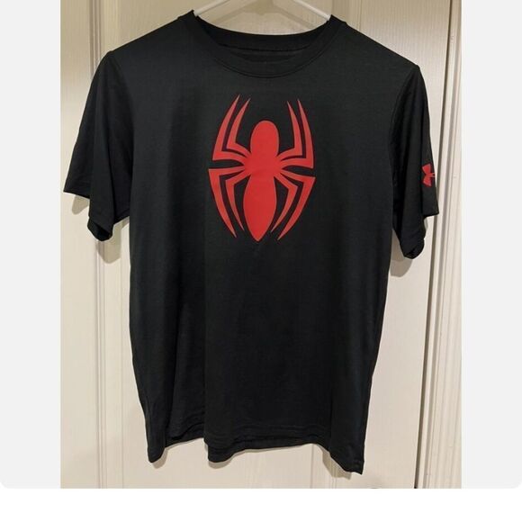 Under Armor x Marvel Spider Man Workout Shirt Size XL - Picture 1 of 5